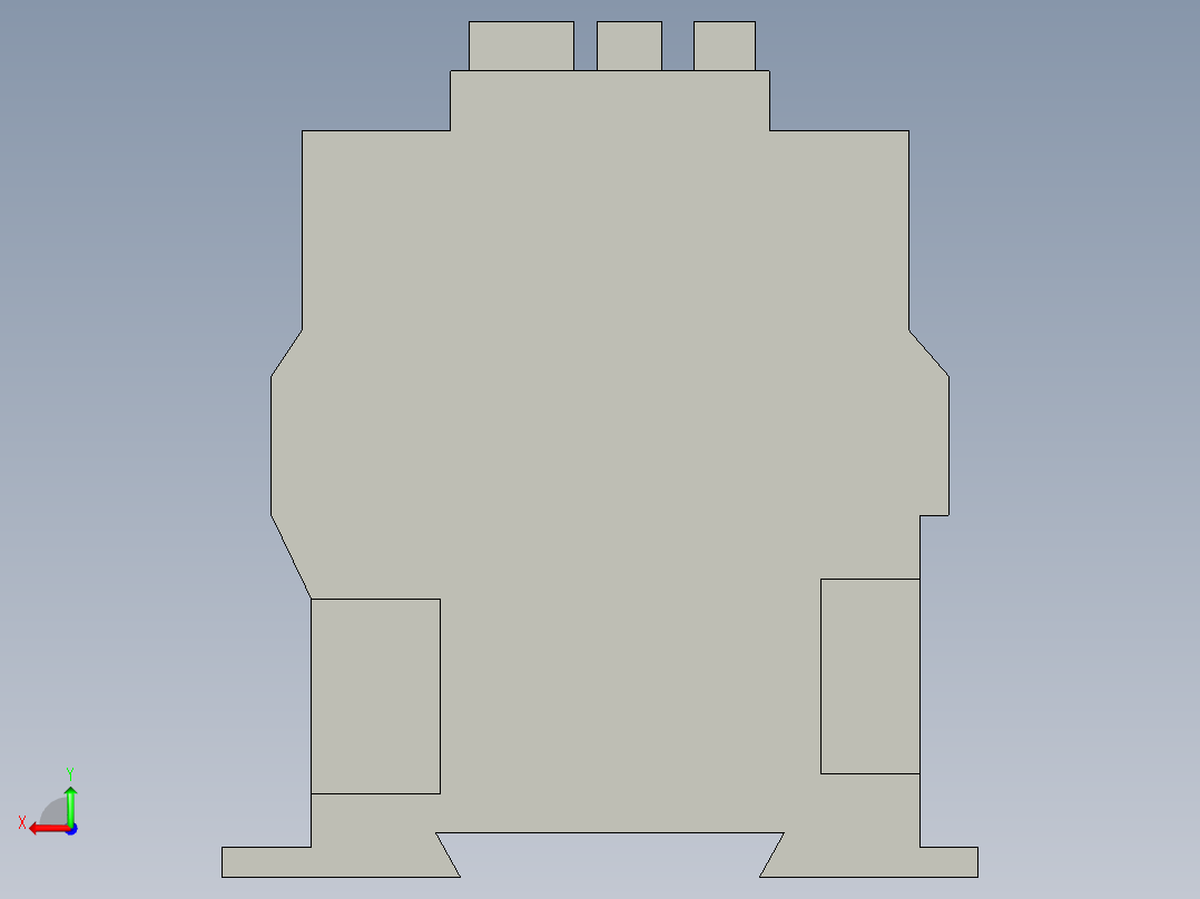 接触器CJX20910后视图