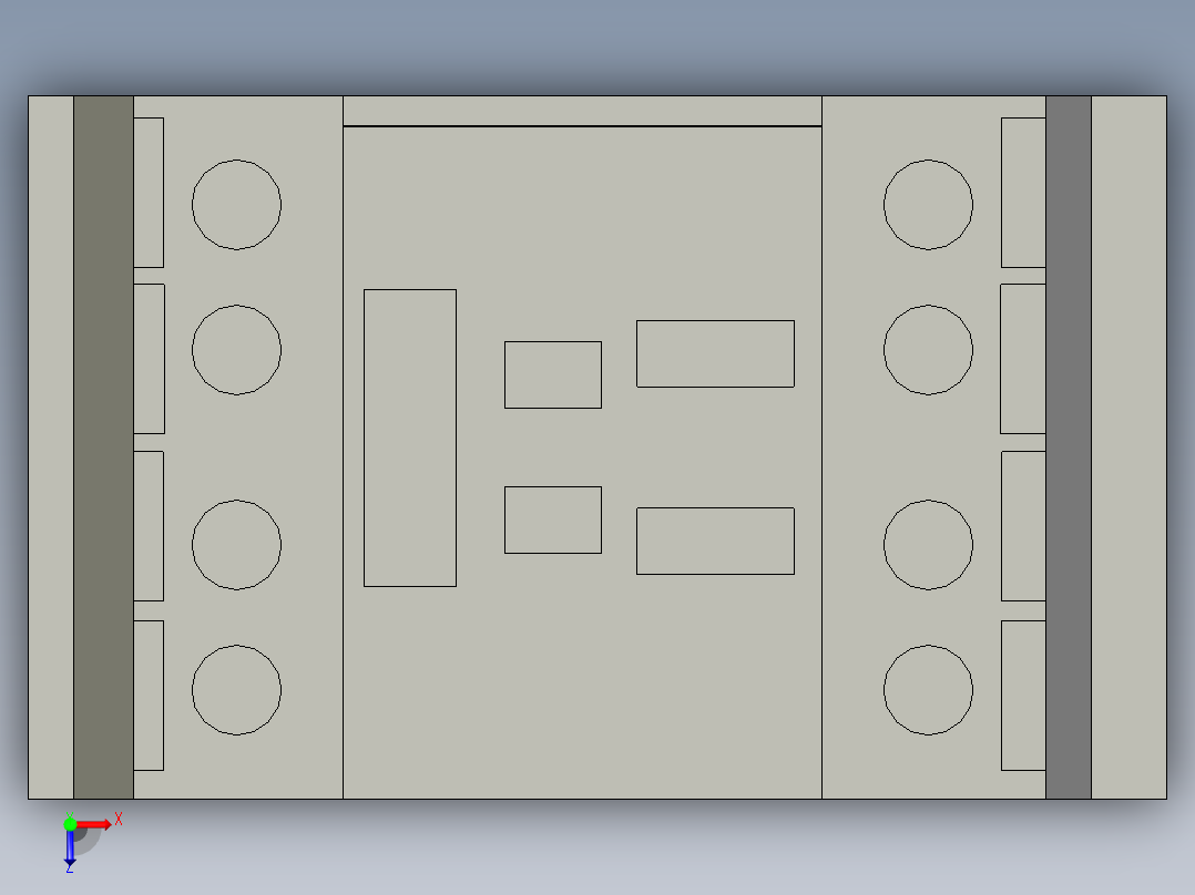 接触器CJX20910俯视图