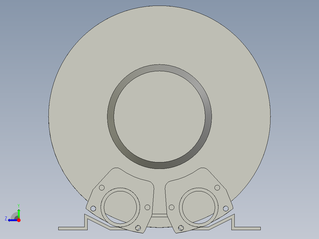 15KW高压风机Z001右视图