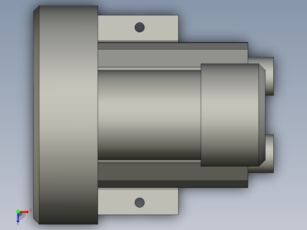 15KW高压风机Z001俯视图