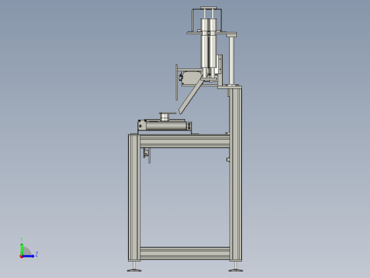 生产机用口罩片夹送装置左视缩略图