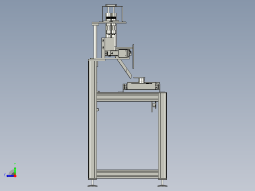 生产机用口罩片夹送装置右视缩略图