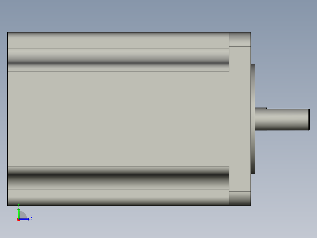 电机-AM24HS5401-10N左视图