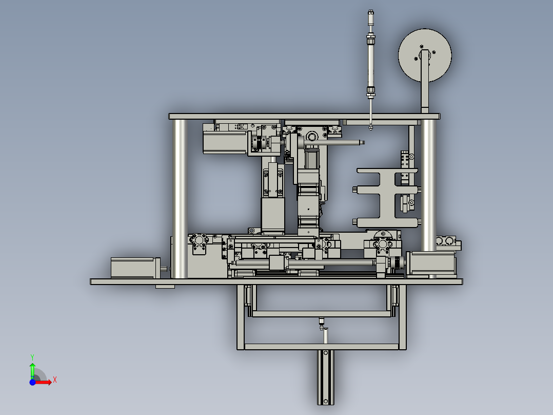 大铝件正面贴片组前视图