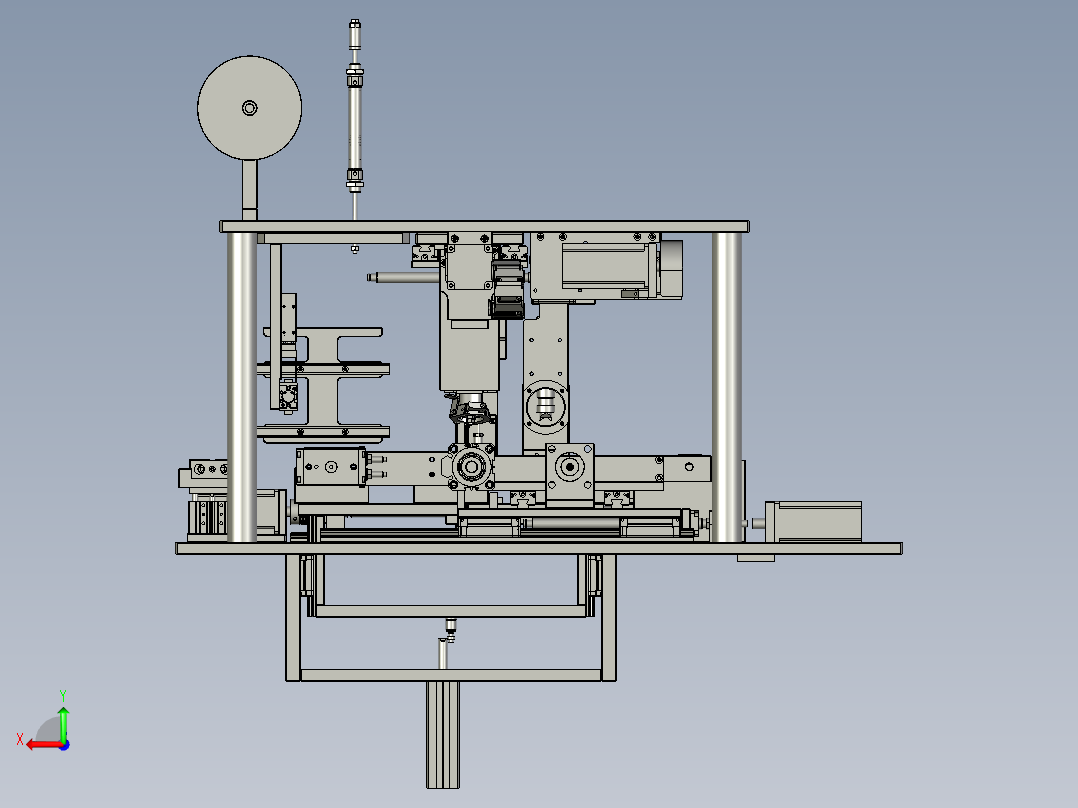 大铝件正面贴片组后视图