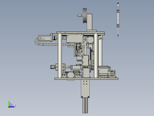 大铝件正面贴片组左视缩略图