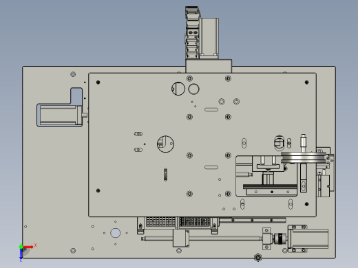 大铝件正面贴片组俯视缩略图