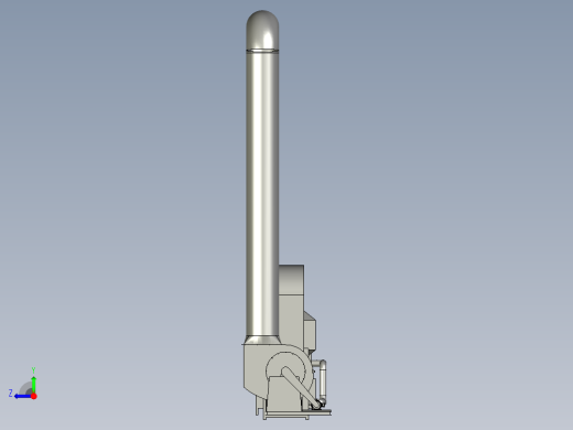 吸附功能的催化燃烧机右视缩略图