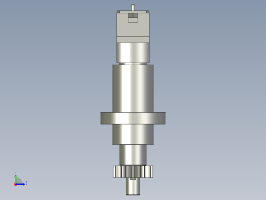 转子定位机构左视缩略图