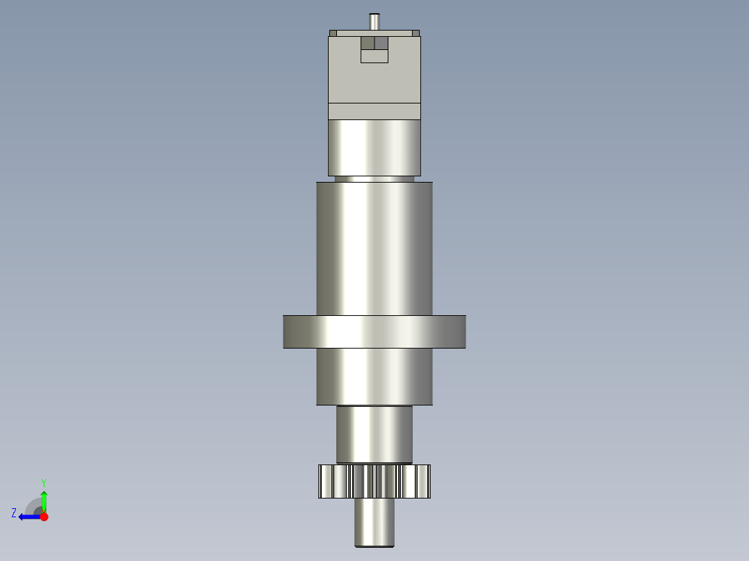 转子定位机构右视图