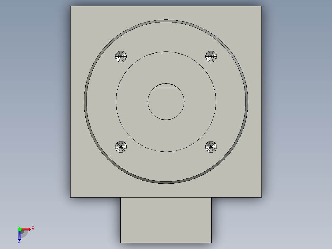 42HS6013A4减速比14俯视图