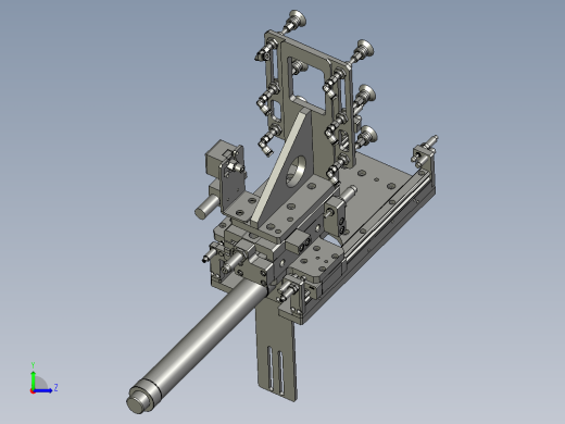 电芯上料抓取组件左视缩略图