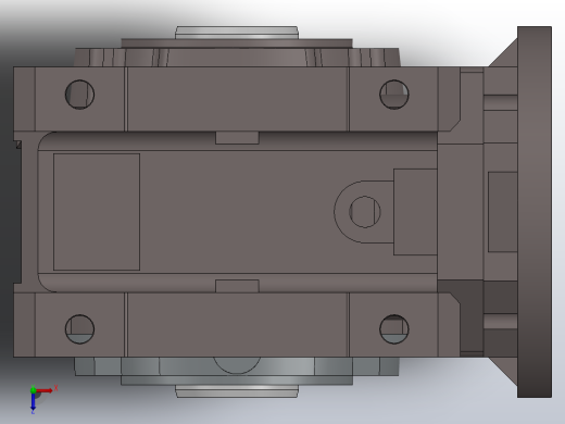 减速机(减速机)品牌 Bonfiglioli 型号 W63 U10 P80 B14 V6俯视缩略图