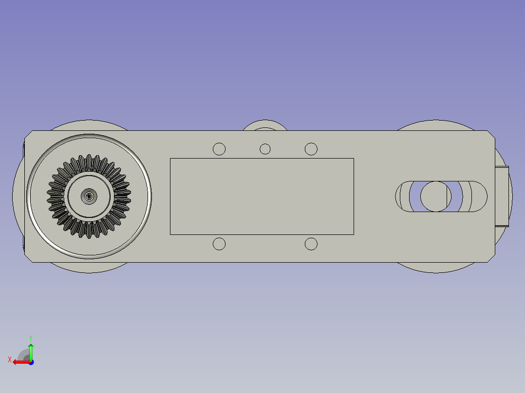 牵引滚轮装配g后视图