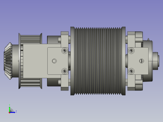 牵引滚轮装配g左视缩略图