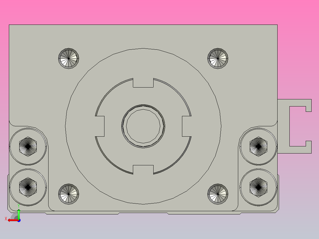 钢基模组TPA-KSR-4002C-100A1-M-H0S0后视图