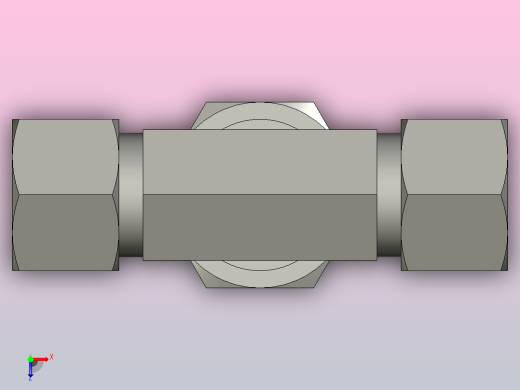 EO管接头三通异径管TR12 15 12ZL71.stp俯视缩略图