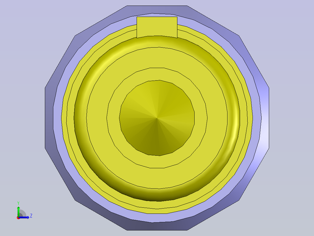 Cryptex达芬奇密码桶 stp左视图