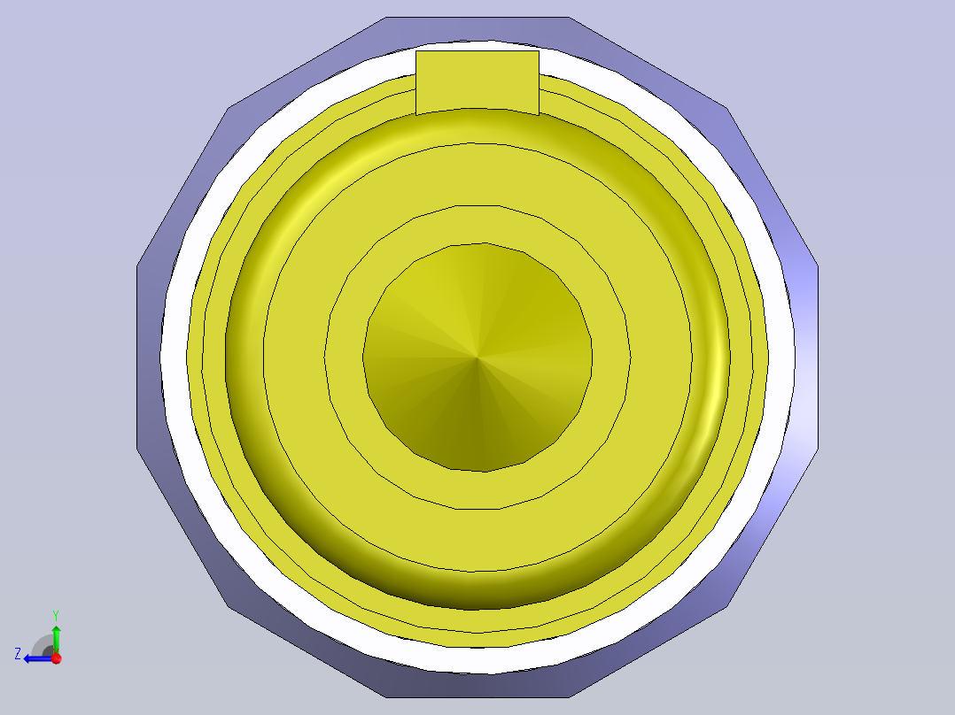 Cryptex达芬奇密码桶 stp右视图