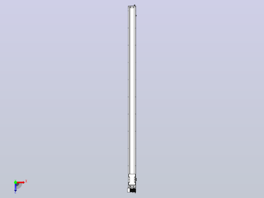 SCM14-2850-LU滚珠花健、支撑座、滚珠丝杠、交叉导轨、直线模组俯视缩略图
