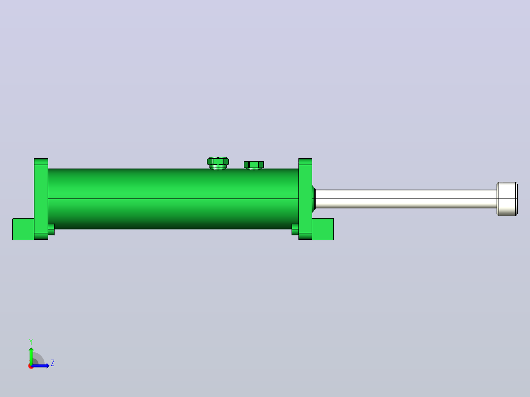LDD 1.5×10重型缓冲器[LDD 1.5×10]左视图