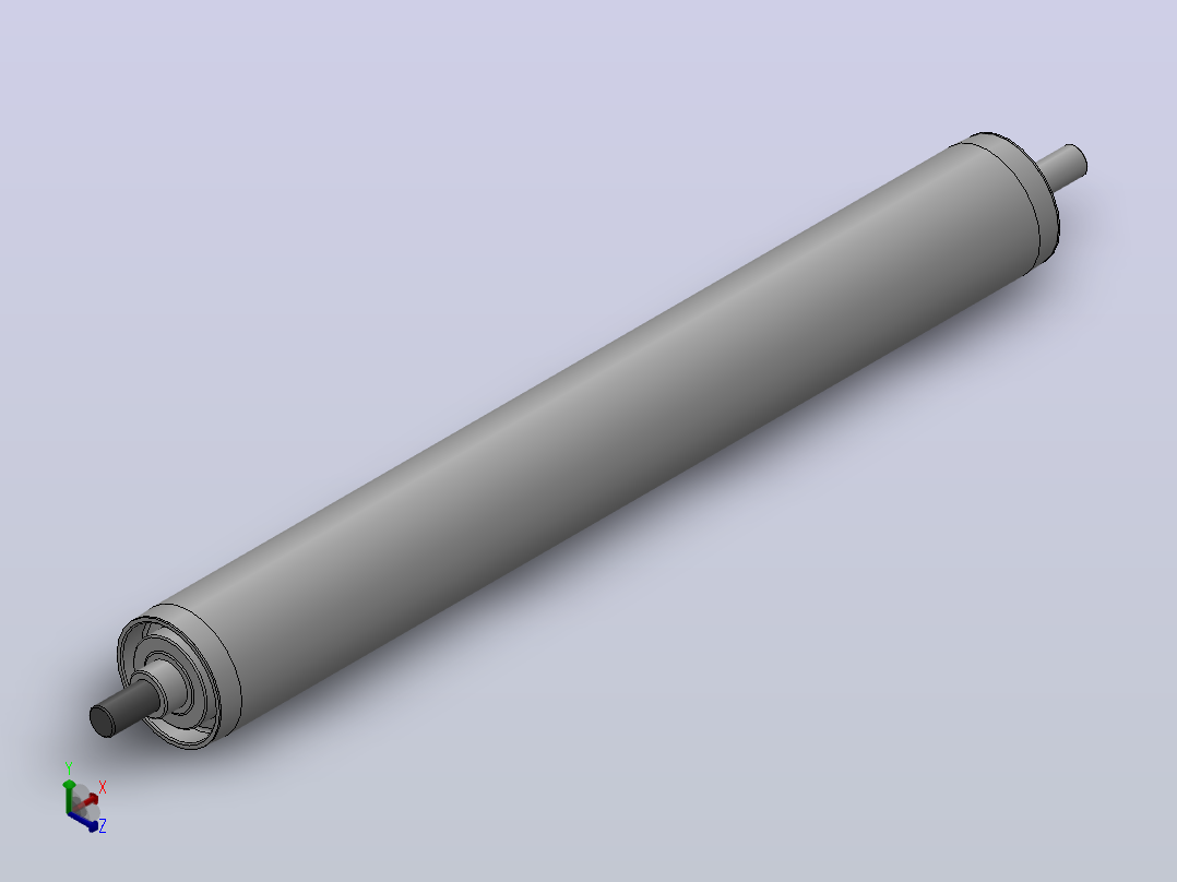 1100系列 轻、中型输送辊筒[1.100.SBC.AAA-200]主视图