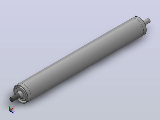 1100系列 轻、中型输送辊筒[1.100.SBC.AAA-200]正等轴测缩略图