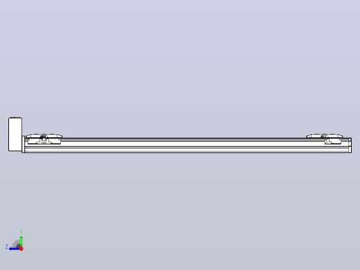 皮带直线轴双滑块型TPA-GCBS-50-P42-L375-RU-M10-N3右视缩略图