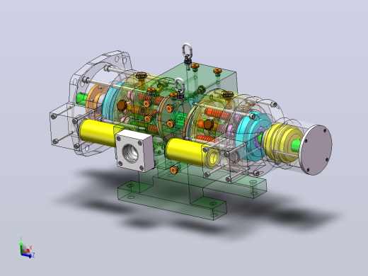 斜盘转动式液压柱塞泵设计（SW+CAD+说明书）