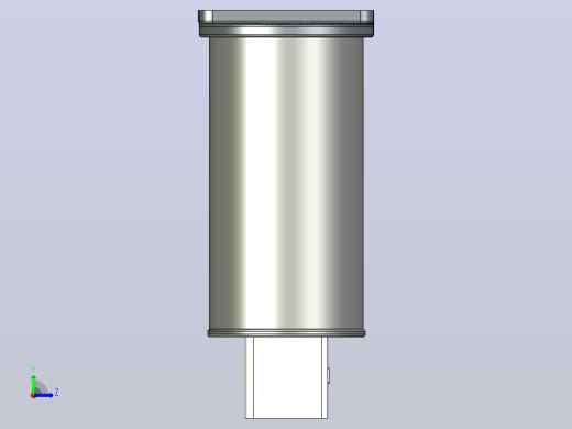 BKMJ(0.4～0.48)-6～8kvar-3自愈式低电压并联电容器三维模型202202左视缩略图
