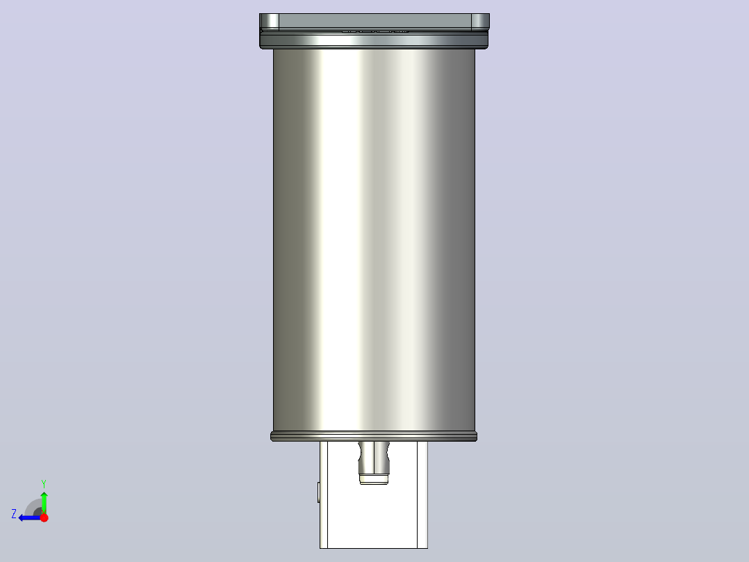 BKMJ(0.4～0.48)-6～8kvar-3自愈式低电压并联电容器三维模型202202右视图