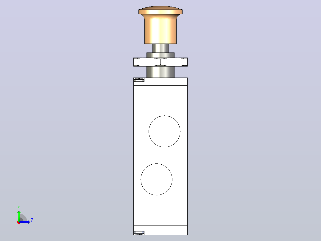 MFHL3系列（手拉阀）[MFHL3310-02]左视图