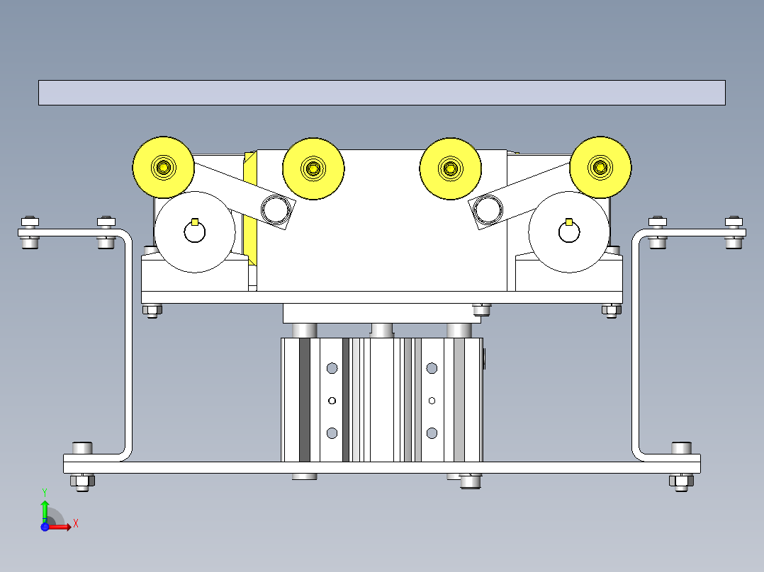 双向分支、合流装置前视图