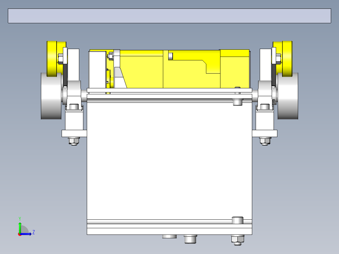 双向分支、合流装置左视图