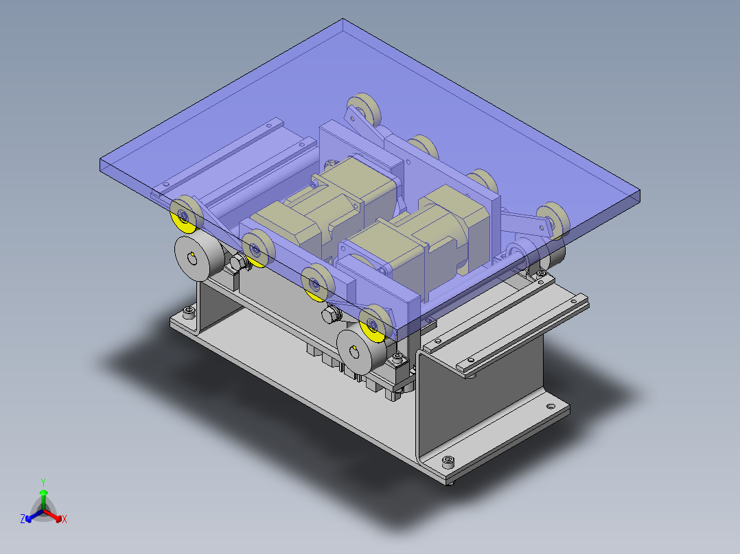 双向分支、合流装置正等轴测图