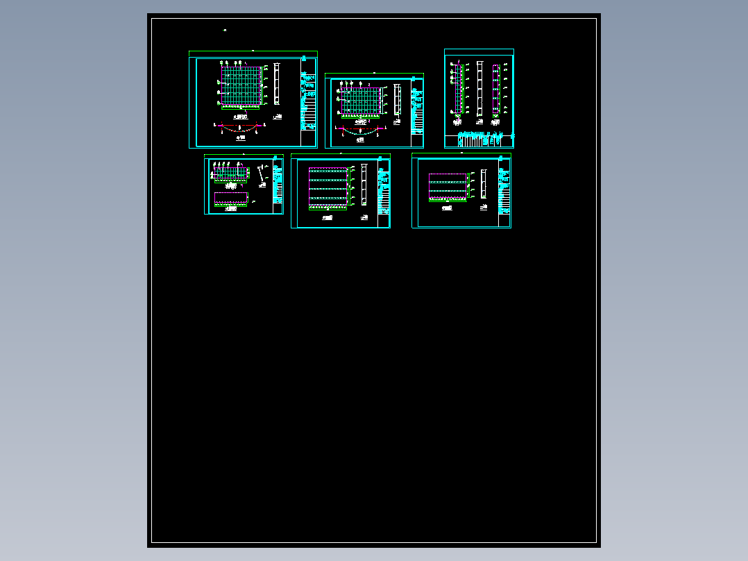 150系列全隐框玻璃幕墙设计施工图