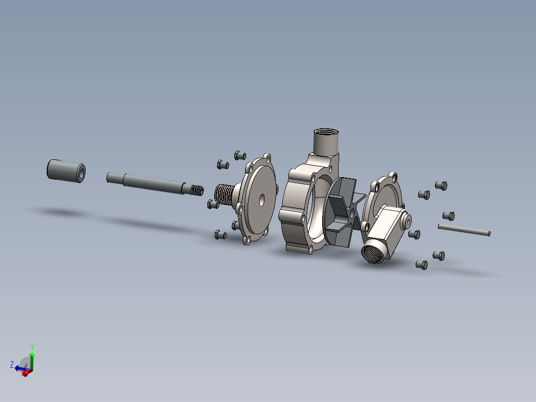 循环离心泵SW2015主视图