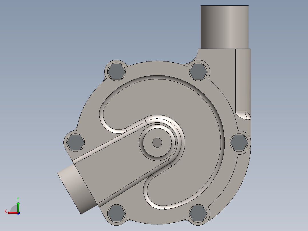 循环离心泵SW2015后视图