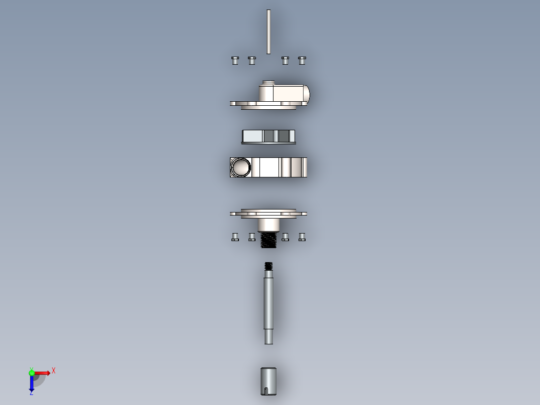 循环离心泵SW2015俯视图