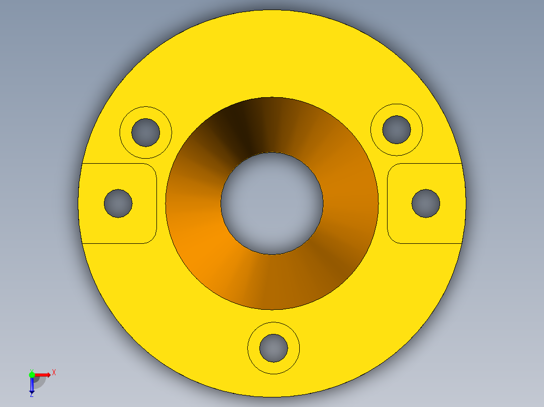 bt40 刀座俯视图