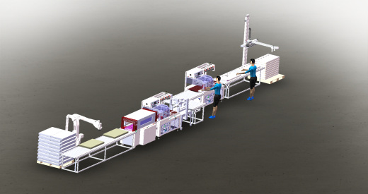 坐标机械手套袋收缩封箱边封码垛-w缩略图