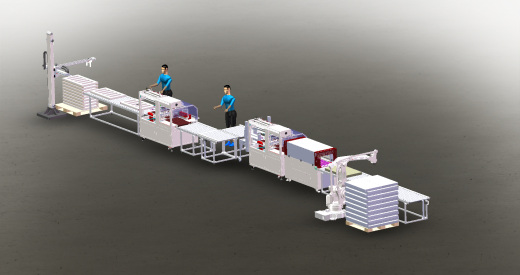 坐标机械手套袋收缩封箱边封码垛-w缩略图