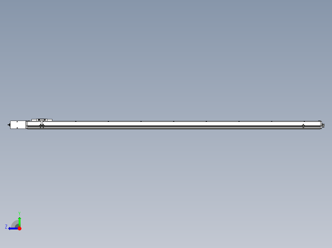 Toyo东佑达直线模组-ECB14-2400-R右视图