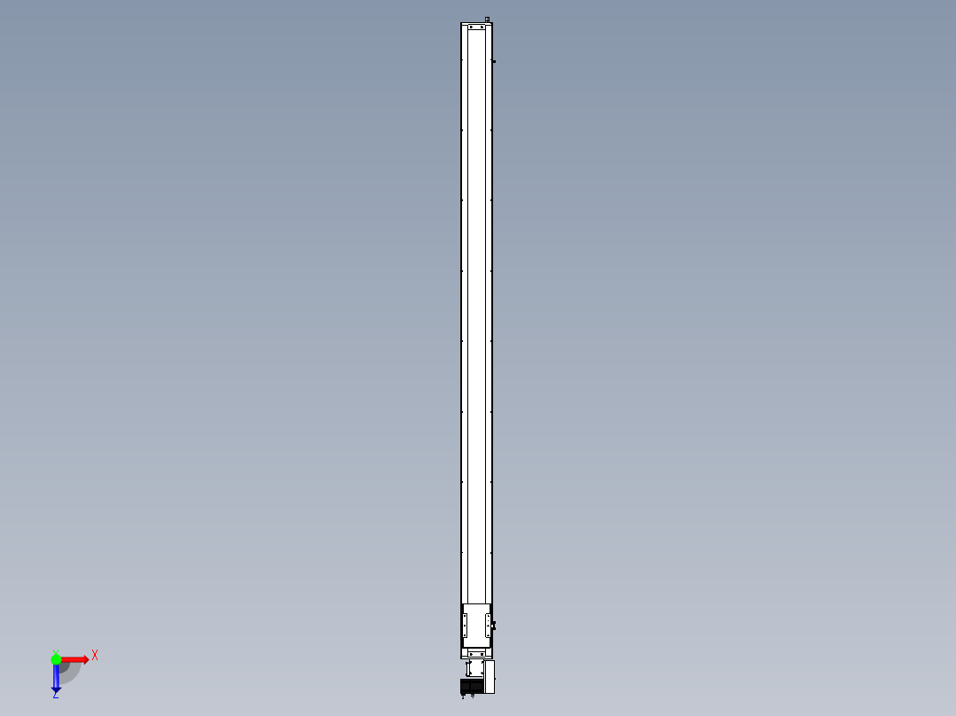 Toyo东佑达直线模组-ECB14-2400-R俯视图