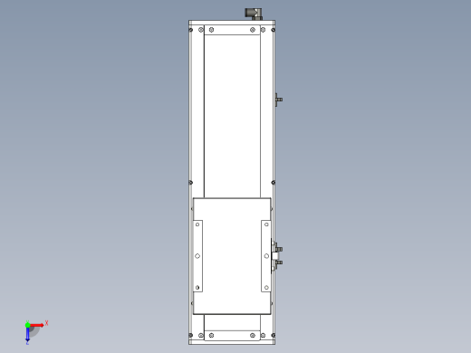 Toyo东佑达直线模组-ECH17-300-BM-400W+煞車俯视缩略图