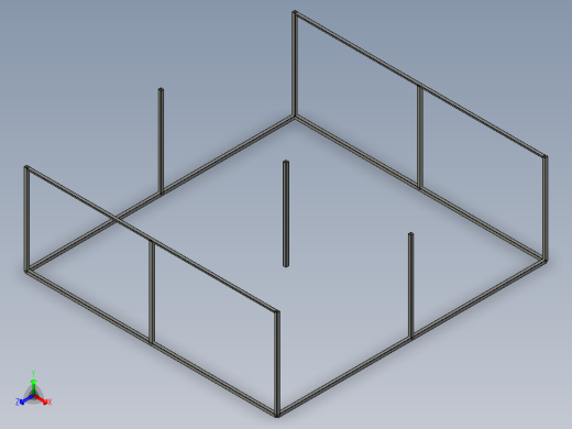户外阳光棚3d图纸 户外停车遮阳棚3d图 室外阳