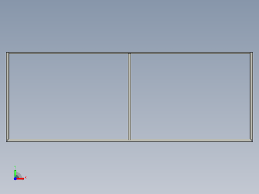 户外阳光棚3d图纸 户外停车遮阳棚3d图 室外阳前视缩略图