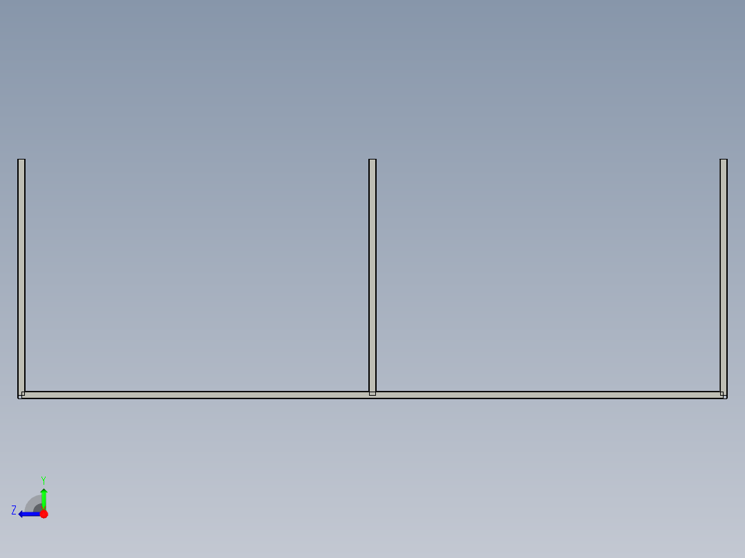 户外阳光棚3d图纸 户外停车遮阳棚3d图 室外阳右视图