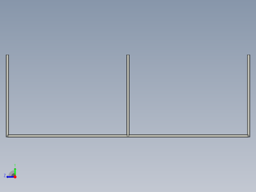 户外阳光棚3d图纸 户外停车遮阳棚3d图 室外阳右视缩略图