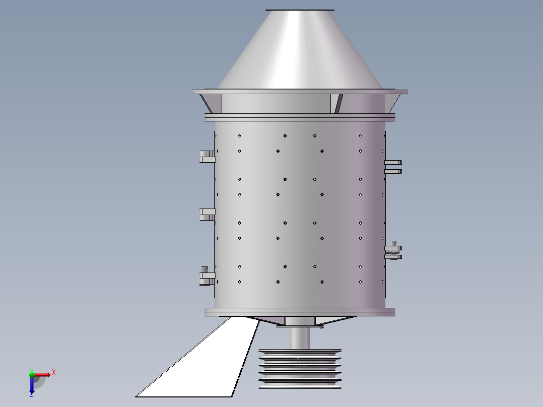 立轴式破碎机的设计 338656===250俯视图